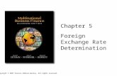 Copyright © 2007 Pearson Addison-Wesley. All rights reserved. Chapter 5 Foreign Exchange Rate Determination.
