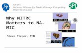 NA-MIC National Alliance for Medical Image Computing  Why NITRC Matters to NA-MIC Steve Pieper, PhD.
