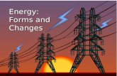 Energy: Forms and Changes. Forms of Energy The five main forms of energy are: –Heat –Chemical –Electromagnetic –Nuclear –Mechanical.