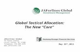 JAForlines Global 78 Forest Avenue Locust Valley, NY 11560 Telephone: 516.609.3370 . May 26 th,2011 Global Tactical Allocation: The New.