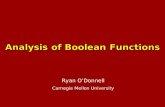 Ryan O’Donnell Carnegie Mellon University. Part 1: A. Fourier expansion basics B. Concepts: Bias, Influences, Noise Sensitivity C. Kalai’s proof of Arrow’s.