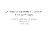 A Pictorial Operation Guide in Five Easy Steps The Birck LEGO Scanning Probe Microscope March 2013 1.
