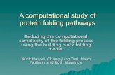 A computational study of protein folding pathways Reducing the computational complexity of the folding process using the building block folding model.