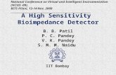 A High Sensitivity Bioimpedance Detector B. B. Patil P. C. Pandey V. K. Pandey S. M. M. Naidu IIT Bombay National Conference on Virtual and Intelligent.