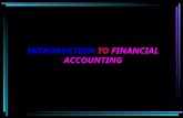 INTRODUCTION TO FINANCIAL ACCOUNTING. Introduction to Final Final Accounts Finance means Cash, Money, Price, Value and Cost Its relating to Monetary benefit.