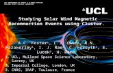 Studying Solar Wind Magnetic Reconnection Events using Cluster. A.C. Foster 1, C.J. Owen 1, A.N. Fazakerley 1, I. J. Rae 1, C. Forsyth 1, E. Lucek 2, H.