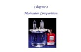 Chapter 3 Molecular Composition. Molecules These molecular compounds (molecules) tend to behave as a single unit, not as an aggregate like ionic compounds.