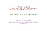 PHAR 2133 MEDICINAL CHEMISTRY DRUGS: AN OVERVIEW Faculty of Pharmacy Cyberjaya University College of Medical Sciences.