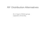 RF Distribution Alternatives R.A.Yogi & FREIA group Uppsala University.