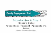 Introduction & Step 1 Presenter:. Training Overview Introduction Participation requirements FET Tool Orientation Distribution of username & passwords.