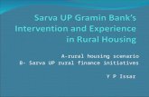 A-rural housing scenario B- Sarva UP rural finance initiatives Y P Issar.
