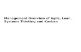Management Overview of Agile, Lean, Systems Thinking and Kanban.