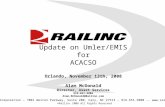 ©Railinc 2008 All Rights Reserved 1 Railinc Corporation – 7001 Weston Parkway, Suite 200, Cary, NC 27513 – 919.651.5000 --  Update on Umler/EMIS.