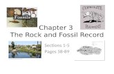 Chapter 3 The Rock and Fossil Record Sections 1-5 Pages 58-89.