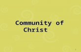 Community of Christ 1. Children and Youth Workers Core Training 2.