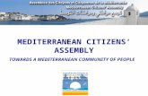 MEDITERRANEAN CITIZENS’ ASSEMBLY TOWARDS A MEDITERRANEAN COMMUNITY OF PEOPLE.