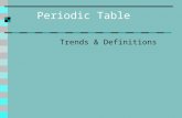 Periodic Table Trends & Definitions. How to read the Periodic Table 6 C Carbon 12.011 Atomic Number Elemental Symbol Elemental Name Atomic Mass.