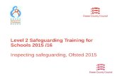 Level 2 Safeguarding Training for Schools 2015 /16 Inspecting safeguarding, Ofsted 2015.