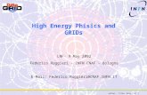 Author - Title- Date - n° 1 High Energy Phisics and GRIDs LNF- 9 May 2002 Federico Ruggieri – INFN CNAF - Bologna E-Mail: Federico.Ruggieri@CNAF.INFN.IT.