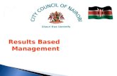 Shauri Kwa Uaminifu Results Based Management.  Evolution of CCN  Adoption of RBM  Achievements  Lessons learned  Challenges.