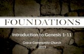 Introduction to Genesis 1-11 Grace Community Church 2013.
