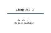Chapter 2 Gender in Relationships. Chapter Outline Terminology of Gender Roles Theories of Gender Role Development Agents of Socialization Gender Roles.
