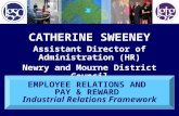 CATHERINE SWEENEY Assistant Director of Administration (HR) Newry and Mourne District Council EMPLOYEE RELATIONS AND PAY & REWARD Industrial Relations.