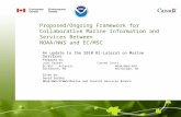 Proposed/Ongoing Framework for Collaborative Marine Information and Services Between NOAA/NWS and EC/MSC An update to the 2010 Bi-Lateral on Marine Services.