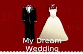 My Dream Wedding By: Tara Caligiuri. My Wedding Type-Traditional Budget-$10,000 Color Scheme- Black, Red,& White.