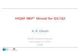 MQXF RRP® Strand for Q1/Q3 A. K. Ghosh MQXF Conductor Review November 5-6, 2014 CERN.