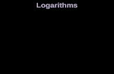 Logarithms. The logarithm of a number is the number of times 10 must be multiplied by itself to equal that number.