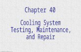 © Goodheart-Willcox Co., Inc. (12 Topics)  Cooling system diagnosis  Cooling system problems  Water pump service  Thermostat service  Cooling system.