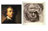 Self Portraits Artists: Rembrandt, Vincent Van Gogh, Kathe Kollwitz, and Frida Kahlo.