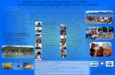 Marine Ecosystem Sustainability IGERT : Interdisciplinary Graduate Education in Alaska L.M. Divine 1 and G.L. Eckert 2 1 School of Fisheries and Ocean.