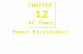 Power Electronics AC Power CHAPTER 12. Figure 12.1 12-1 Classification of power electronic devices Figure 12.1.