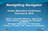 Glenna Zollinger-Russell, Supervisor Diana Bailey, Program and Placement Specialist Michigan Department of Education Office of Career and Technical Education.
