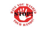 Not until you wash your hands! If only he’d washed his hands….