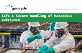Because tomorrow matters © 2014 Geocycle Ltd Safe & Secure handling of Hazardous substance MSW case studies: Structure, 2014-08-08 © 2014 Geocycle Ltd.