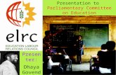 Presentation to Parliamentary Committee on Education 15 April 2003 Presenter: Dhaya Govender (GS)