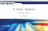 Rex Miller E-Rate Update Winter 2015. Introduction E-Rate 2.0 has arrived Today’s session is focused on the changes enacted by the recent E-Rate 2.0 and.