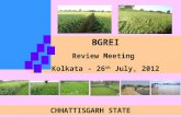BGREI Review Meeting Kolkata - 26 th July, 2012 CHHATTISGARH STATE.