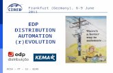 Frankfurt (Germany), 6-9 June 2011 ROSA – PT – S3 – 0249 EDP DISTRIBUTION AUTOMATION (r)EVOLUTION.
