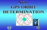 NGS GPS ORBIT DETERMINATION Positioning America for the Future NATIONAL OCEANIC AND ATMOSPHERIC ADMINISTRATION National Ocean Service National Geodetic.
