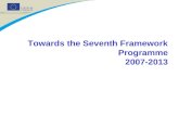Towards the Seventh Framework Programme 2007-2013.