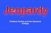 Vocab 1Vocab 2 Political Parties The Media The Electoral College and Campaign Finance Reform 10 20 30 40 50.