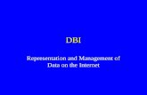 DBI Representation and Management of Data on the Internet.