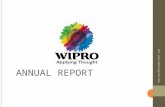 ANNUAL REPORT . Index WIPRO- An Overview Contents of Management’s Discussion Management’s Discussion & Analysis of WIPRO Contents.