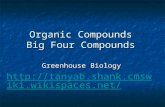 Organic Compounds Big Four Compounds Greenhouse Biology  spaces.net/  spaces.net
