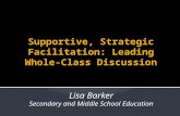 Lisa Barker Secondary and Middle School Education.