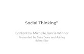 Social Thinking® Content by Michelle Garcia Winner Presented by Suzy Dees and Ashley Schnittker.